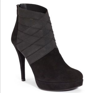 Stuart Weitzman Suede Platform Bootie